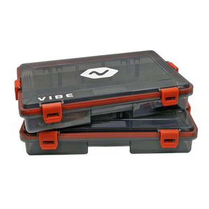 Vibe Waterproof 4 Clasp Tackle Tray (2 pk) - TRAPSKI