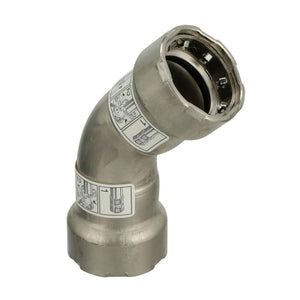 Viega MegaPress 316 FKM 2" 45 Degree Elbow - TRAPSKI