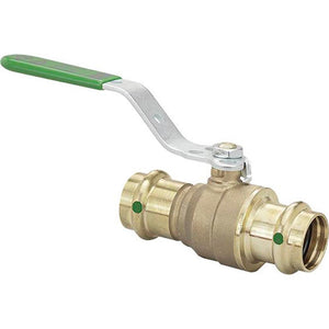 Viega ProPress 1-1/2" Zero Lead Bronze Ball Valve w/Stainless Stem - Double Press Connection - TRAPSKI