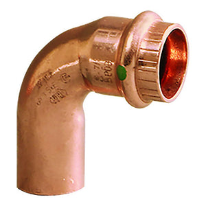 Viega ProPress 1-1/4" - 90 Copper Elbow - Street/Press Connection - Smart Connect Technology - TRAPSKI