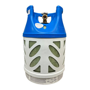 Viking Cylinders 17lb Vertical Fiberglass Composite LPG Cylinder w/Type 1 Valve - OPD, DOT, TC Approved - TRAPSKI
