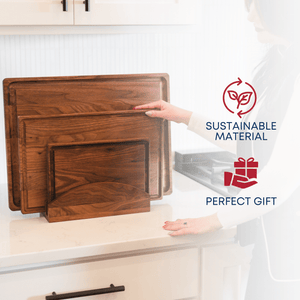 Large Walnut Wood Cutting Board - TRAPSKI