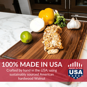 Large Walnut Wood Cutting Board