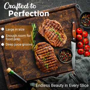 Extra Large Walnut Wood End Grain Cutting Board