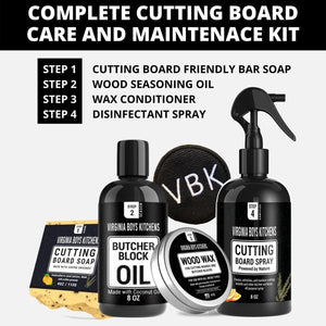 Complete Care Kit for Wood Cutting Boards - TRAPSKI