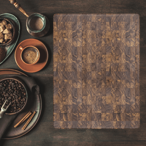 Extra Large Walnut Wood End Grain Cutting Board - TRAPSKI