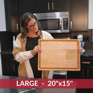 Large Maple Wood Cutting Board - TRAPSKI