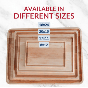 Large Maple Wood Cutting Board
