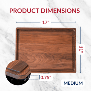 Medium Walnut Wood Cutting Board