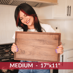 Medium Walnut Wood Cutting Board - TRAPSKI