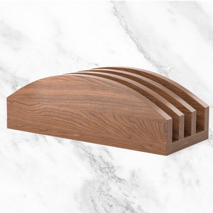 Premium Walnut Cutting Board Holder - Sturdy & Stylish - TRAPSKI