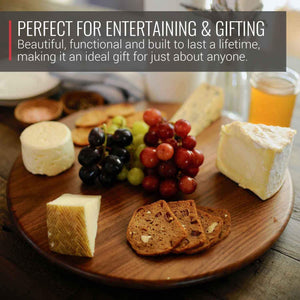 Walnut Wood Lazy Susan Centerpiece - TRAPSKI