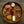 16.5 Inch Round Walnut Wood Serving and Coffee Table Tray with Handles - TRAPSKI