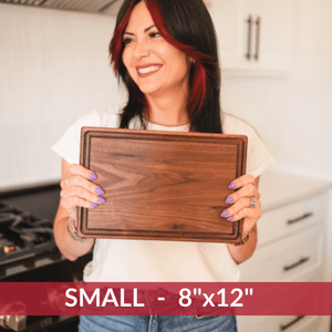 Small Walnut Wood Cutting Board - TRAPSKI
