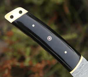 Vortex Tanto Knife with Horn Handle