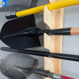 Wall-Mounted Garden Tool Rack - Garage