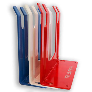 Wall Rack Holds Skis or Snowboard by Bindings, Yard Tools, Gear & Equipment - Made in the USA - TRAPSKI