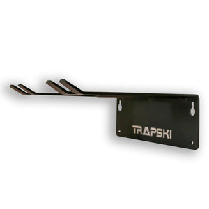 Wall Rack Holds Skis or Snowboard by Bindings, Yard Tools, Gear & Equipment - Made in the USA - TRAPSKI
