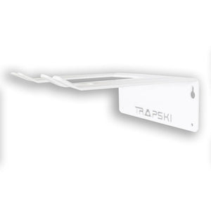 Wall Rack Holds Skis or Snowboard by Bindings, Yard Tools, Gear & Equipment - Made in the USA - TRAPSKI