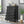 Modern 5-Drawer Black Dresser with Metal Handles - Black