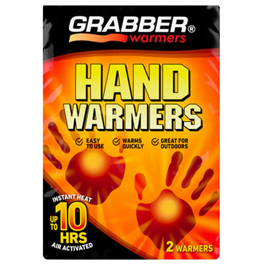 Grabber Hand Warmers - Long Lasting Natural Odorless Air Activated Warmers - Up to 10 Hours of Heat - 40 Pair Box