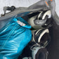 Black/Rust Waterproof Adventure Duffels, Heavy Duty Dry Bag for Skiing/Snowboarding & Other Outdoor Sports - 65L/110L/155L - TRAPSKI, LLC