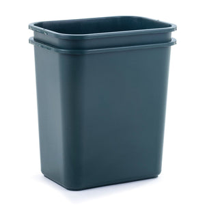 United Solutions 28 Quart ECOSolution Recyclable Plastic Wastebasket, (12 Pack)