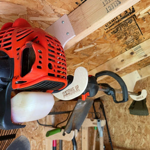 Ceiling Mounted Weed Wacker Rack - TRAPSKI