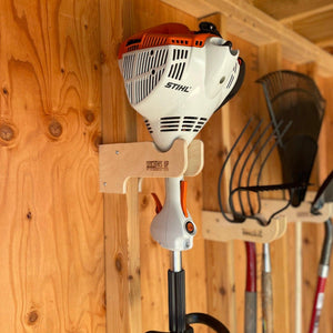 Weed Whacker Organizer (1 pair), Shed Organization System, Yard Shed Storage, Yard Tool Rack - TRAPSKI