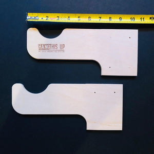 Weed Whacker Organizer (1 pair), Shed Organization System, Yard Shed Storage, Yard Tool Rack - TRAPSKI