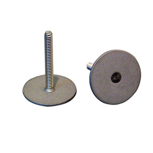 Weld Mount Stainless Steel Stud 1.25" Base 10 x 24 Threads 1.00" Tall - 15 Quantity - TRAPSKI