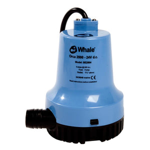 Whale Orca 2000 GPH Submersible Bilge Pump 12V - TRAPSKI