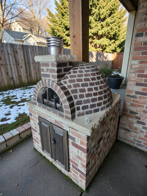Traditional Wood Fired Brick Pizza Oven - Blacksmith