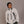 Sherpa Fleece Jacket White / Black - Men's