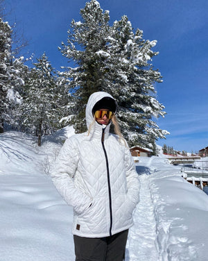 White Glacier Thermolite® Insulated Jacket - Women's - TRAPSKI