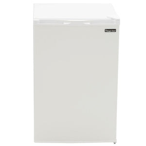 Magic Chef MCUF3W2 3 Cubic Ft Deep Small Mini Adjustable Upright Freezer, White