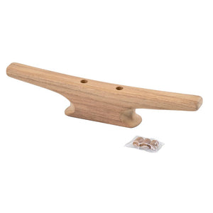 Whitecap 10" Cleat - Teak - TRAPSKI