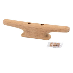 Whitecap 4" Cleat - Teak - TRAPSKI