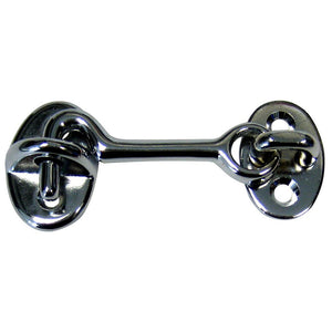 Whitecap Cabin Door Hook - CP/Brass - 2" - TRAPSKI
