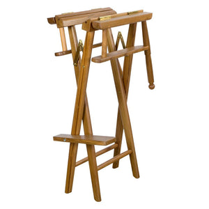 Whitecap Captains Chair w/Natural Seat Covers - Teak - TRAPSKI