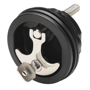 Whitecap Compression Handle - Nylon Black/SS - Locking - TRAPSKI