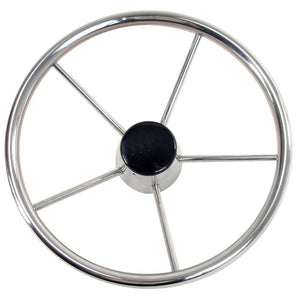Whitecap Destroyer Steering Wheel - 15" Diameter - TRAPSKI