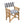 Whitecap Directors Chair II w/Navy White Cushion - Teak - TRAPSKI