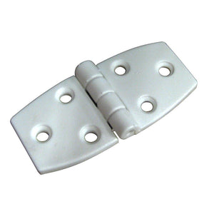 Whitecap Door Hinge - White Nylon - 1-1/2" x 3" - TRAPSKI