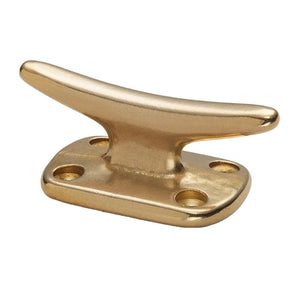 Whitecap Fender Cleat - Polished Brass - 2" - TRAPSKI
