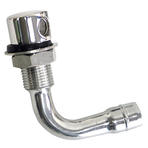 Whitecap Fuel Vent - Round Head, 90 Degree, 5/8" Hose - TRAPSKI
