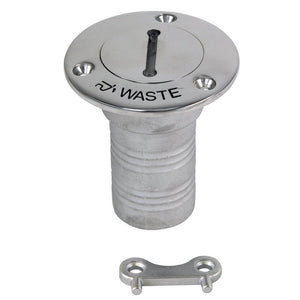 Whitecap Hose Deck Fill - 1-1/2" Hose Waste - TRAPSKI