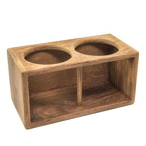 Whitecap Teak 2-Drink Rack - TRAPSKI