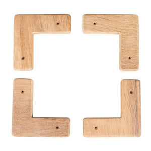 Whitecap Teak Cooler/Box Chocks - 4 Pack - TRAPSKI