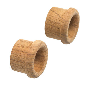 Whitecap Teak Finger Pull - 5/8" Barrel Length - 2 Pack - TRAPSKI
